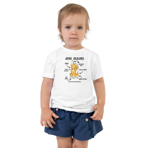 Dingo Anatomy Toddler Short Sleeve Tee