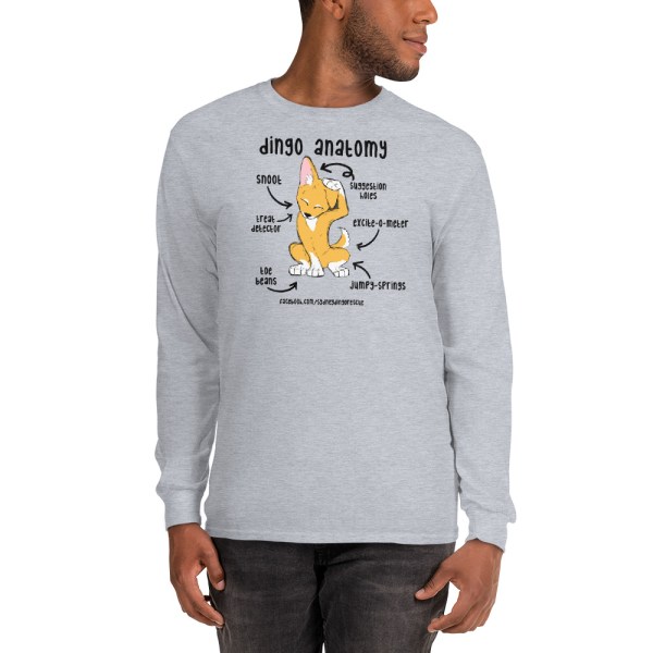 Dingo Anatomy Unisex Long Sleeve Shirt