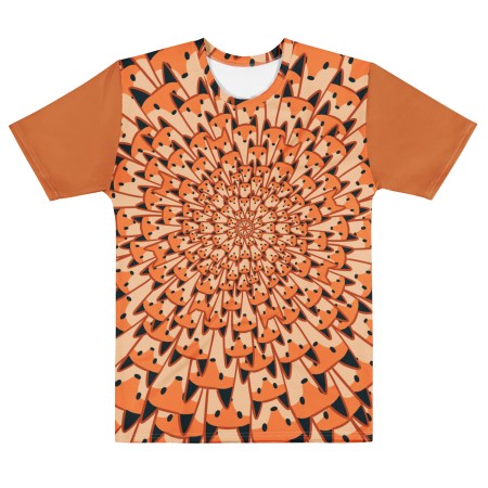 All-Over Print Fox Spiral Tee (Men's Cut)